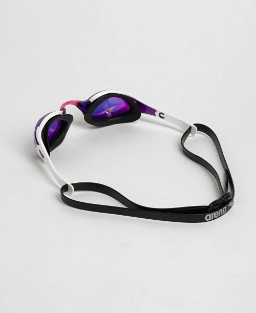 Arena Cobra Edge Swipe Mirror Goggles Violet White Black