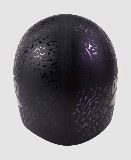 Arena swimcap Shine BLACK-PLUM