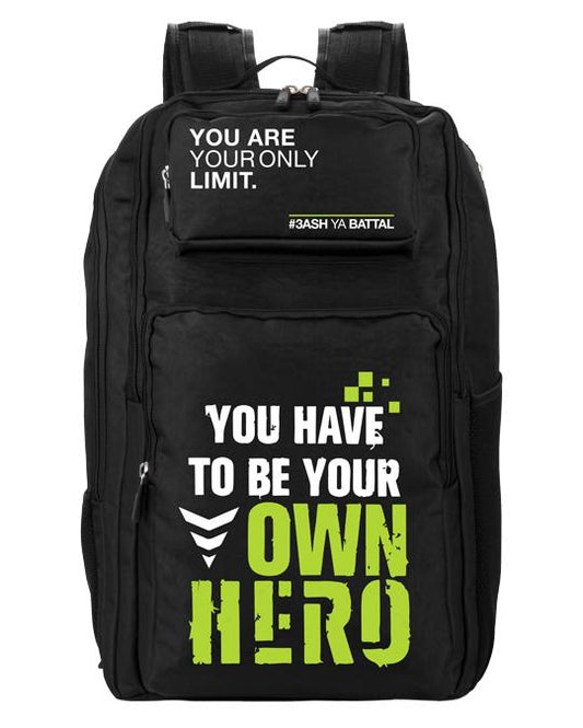 Zoya 3ash Ya Battal Backpack  Black.Yellow 2023