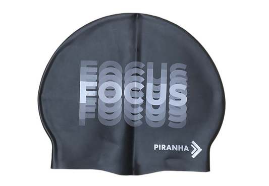 Piranha Swim Cap Focus Black