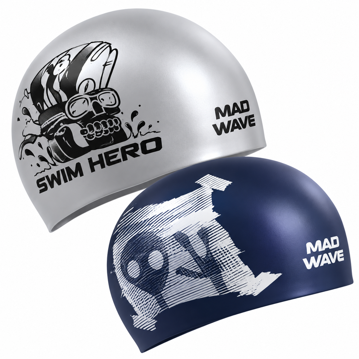 Mad Wave Reversible Silicone Swim Cap