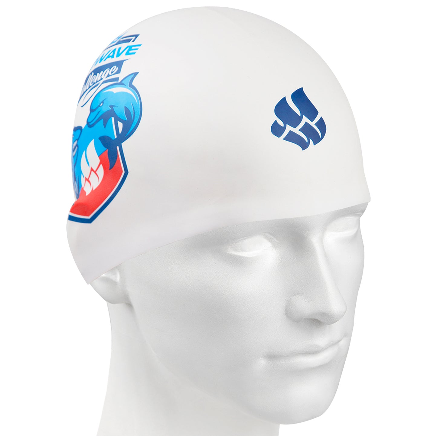 Madwave Swim Cap MW Challenge White