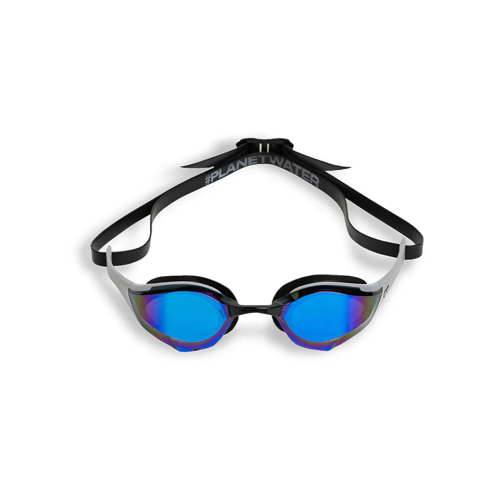 Arena Cobra Edge Swipe Mirror Goggles Blue Silver Black