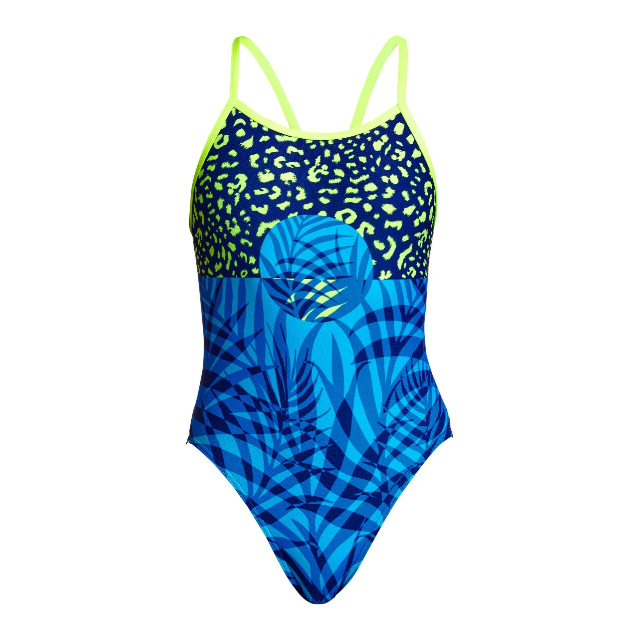Funkita Girl's Single Strap One Piece Purry Palm
