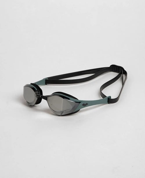 Arena Cobra Edge Swipe Mirror Goggles Silver Sage Black