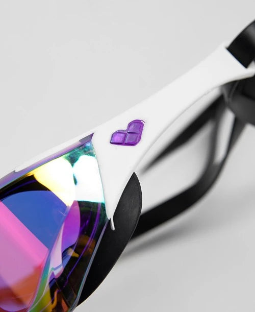Arena Cobra Edge Swipe Mirror Goggles Violet White Black