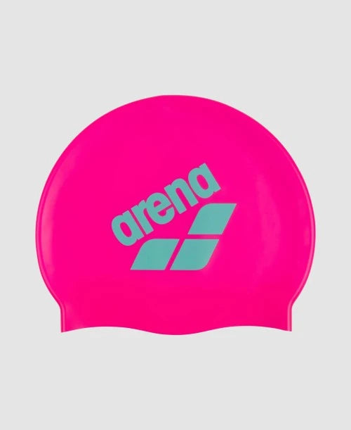 Arena swimcap Big Logo Cap SHOCKING_PINK-WATER
