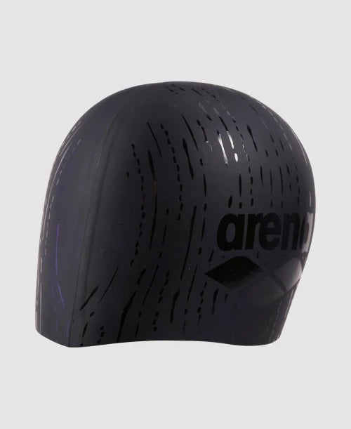 Arena swimcap Shine  BLACK-BLUE