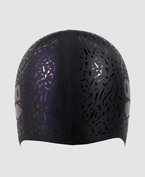 Arena swimcap Shine BLACK-PLUM