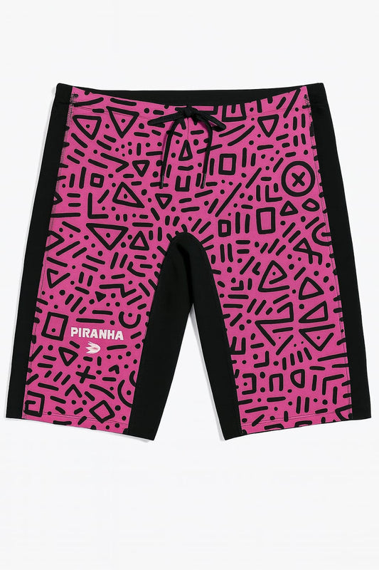 Piranha swimsuit jammer Doddles Pink/Black
