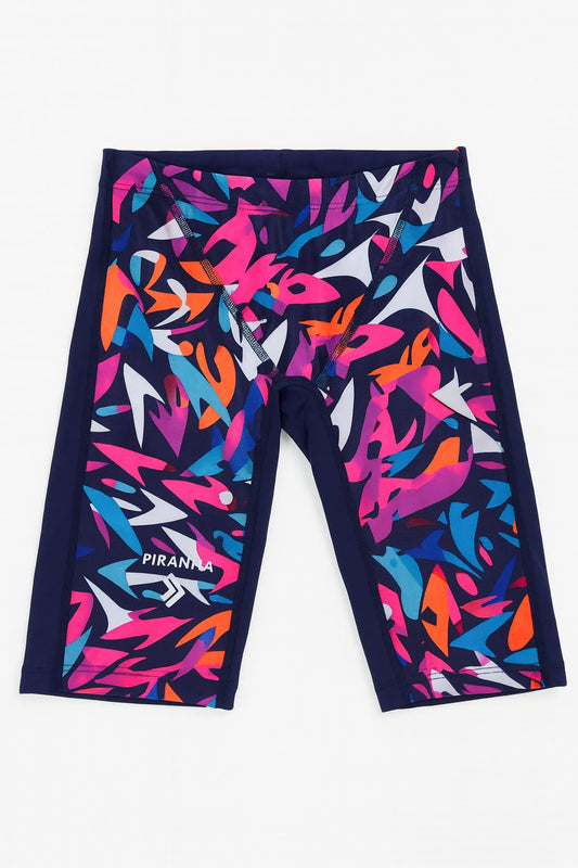 Piranha swimsuit jammer Fluffy Multi-Print/Navy