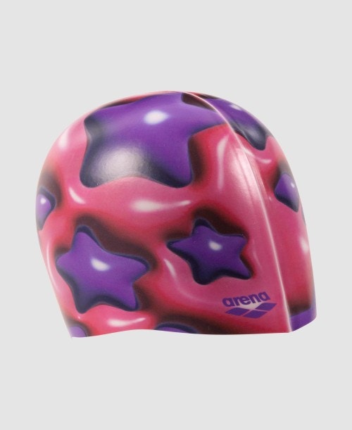 Arena swimcap HD STAR SHAPED PLUM